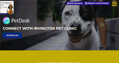 Desktop Screenshot of irvingtonpetclinic.com